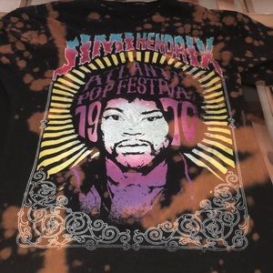 1970, Hendrix Atlanta pop festival t shirt